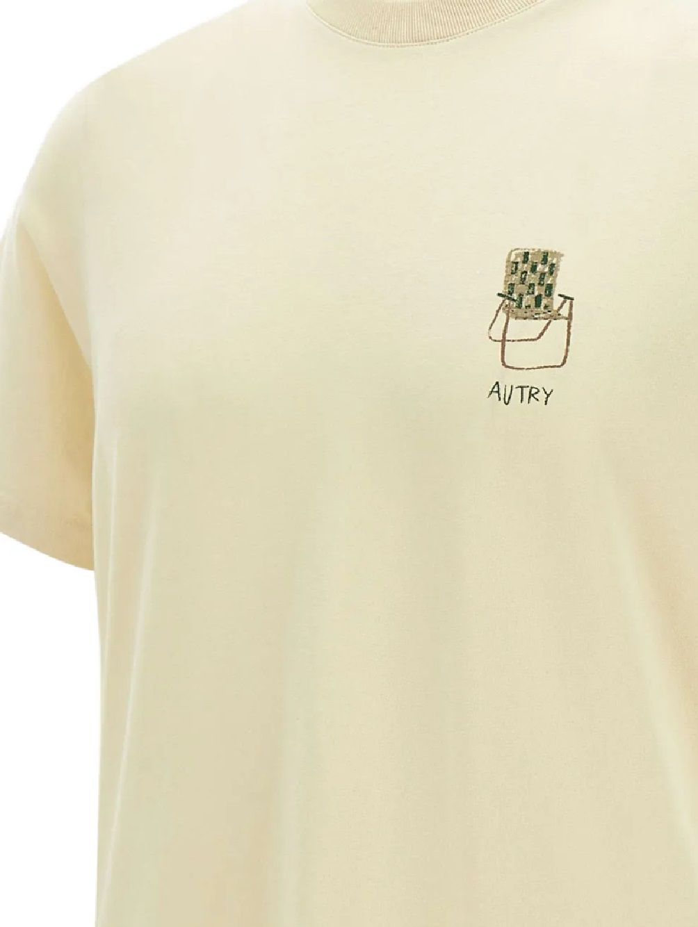 Tシャツ・カットソー AUTRY SS25 Cotton T-shirt with logo (TSPM A7CW) Autry Embroidered Autry Logo Tee Man